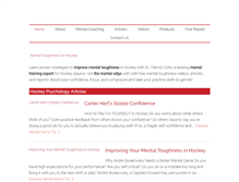 Tablet Screenshot of hockey-psychology.com